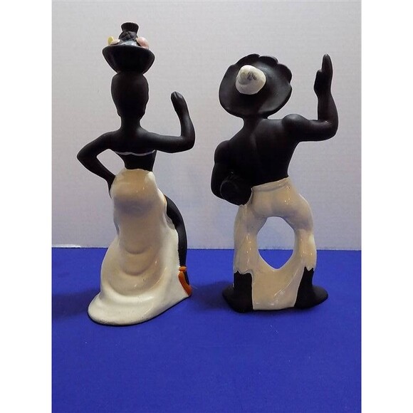 Vintage Calypso Caribbean Latin Dancer Drumer Figurine - Picture 2 of 5